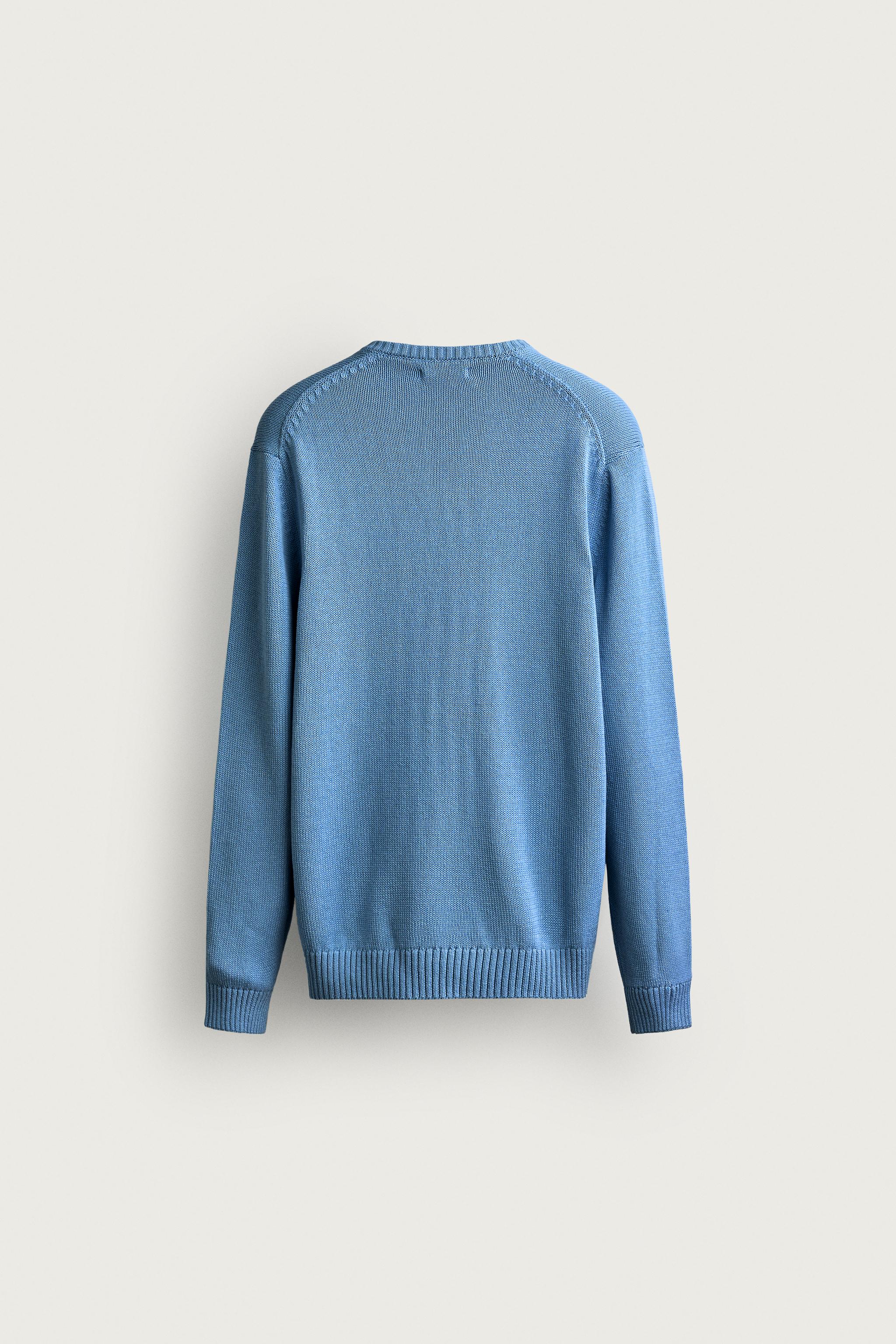 COTTON-LINEN REGULAR FIT JUMPER